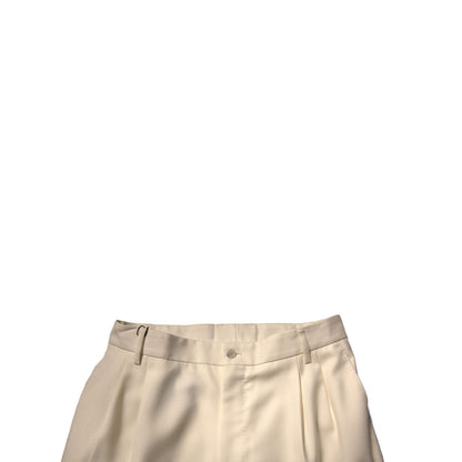 Dolce & Gabbana Off White Straight Dress Pants