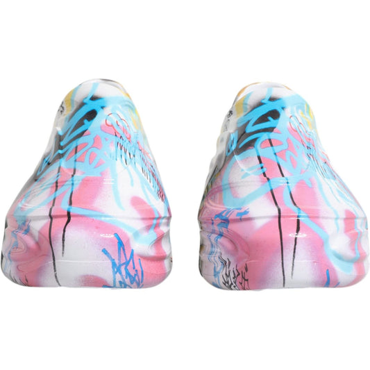 Dolce & Gabbana Multicolor Graffiti Daymaster Sneakers Shoes MV6663-40