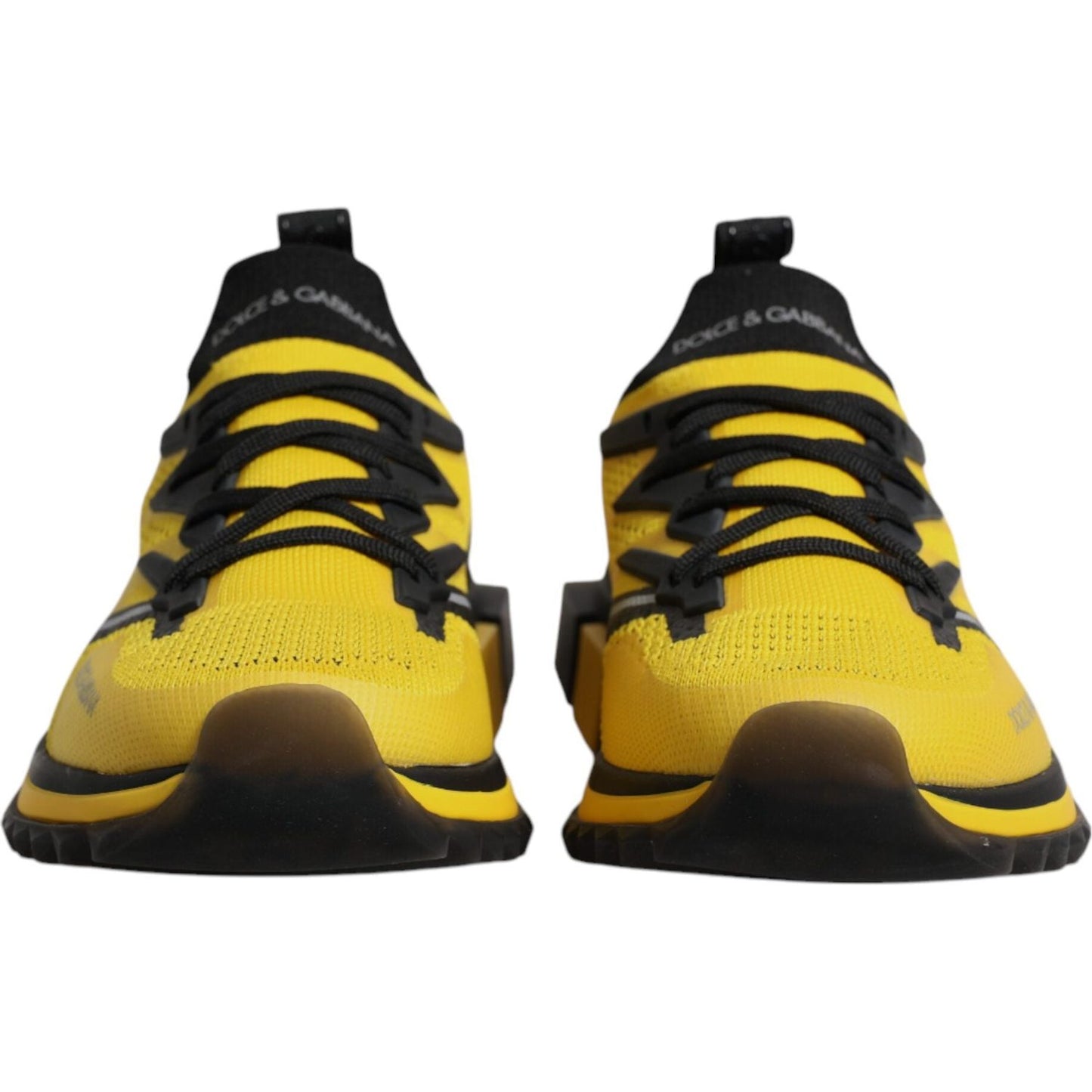 Dolce & Gabbana Yellow SORRENTO Sport Stretch Sneakers Shoes MV6801-39