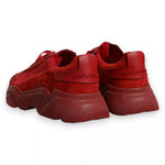 Dolce & Gabbana Red Leather Daymaster Low Top Sneakers Shoes MV6863-42