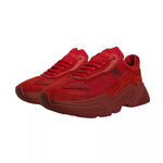 Dolce & Gabbana Red Leather Daymaster Low Top Sneakers Shoes MV6866-42
