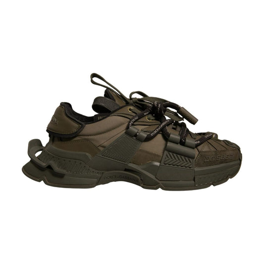 Dolce & Gabbana Military Green Space Low Top Sneakers Shoes MV6896-41