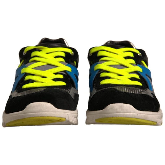 Dolce & Gabbana Multicolor Suede Low Top Sneakers Shoes MV6961-39.5