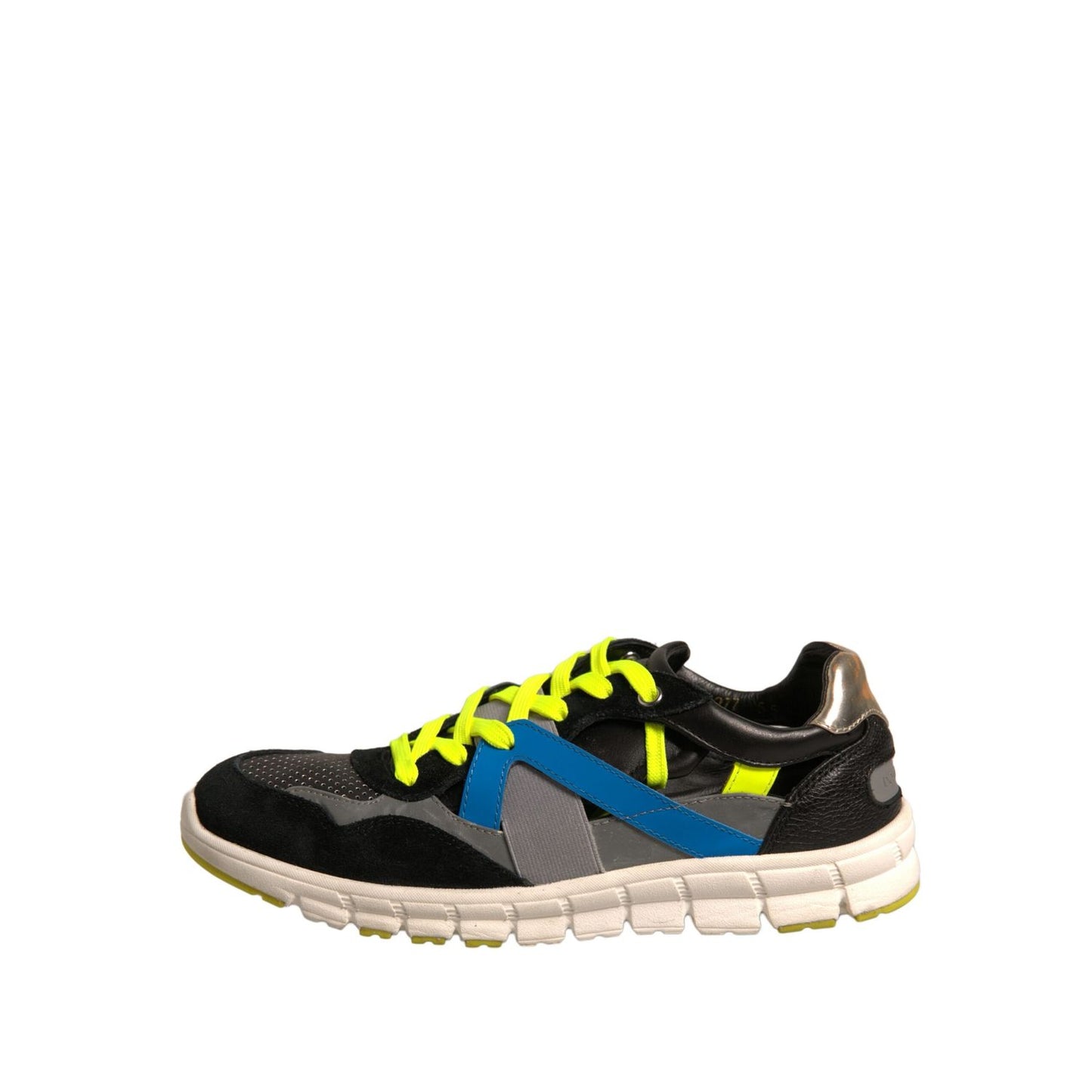 Dolce & Gabbana Multicolor Suede Low Top Sneakers Shoes