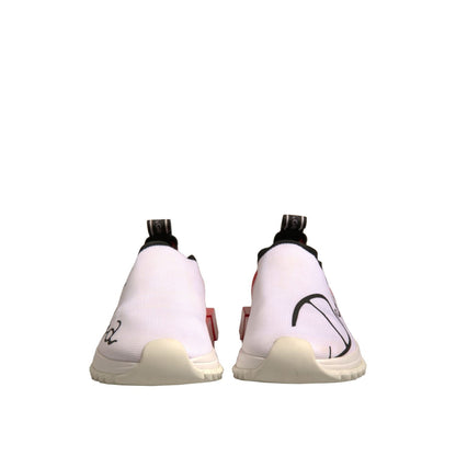 Dolce & Gabbana White Red Low Top Sorrento Sneakers Shoes Dolce & Gabbana