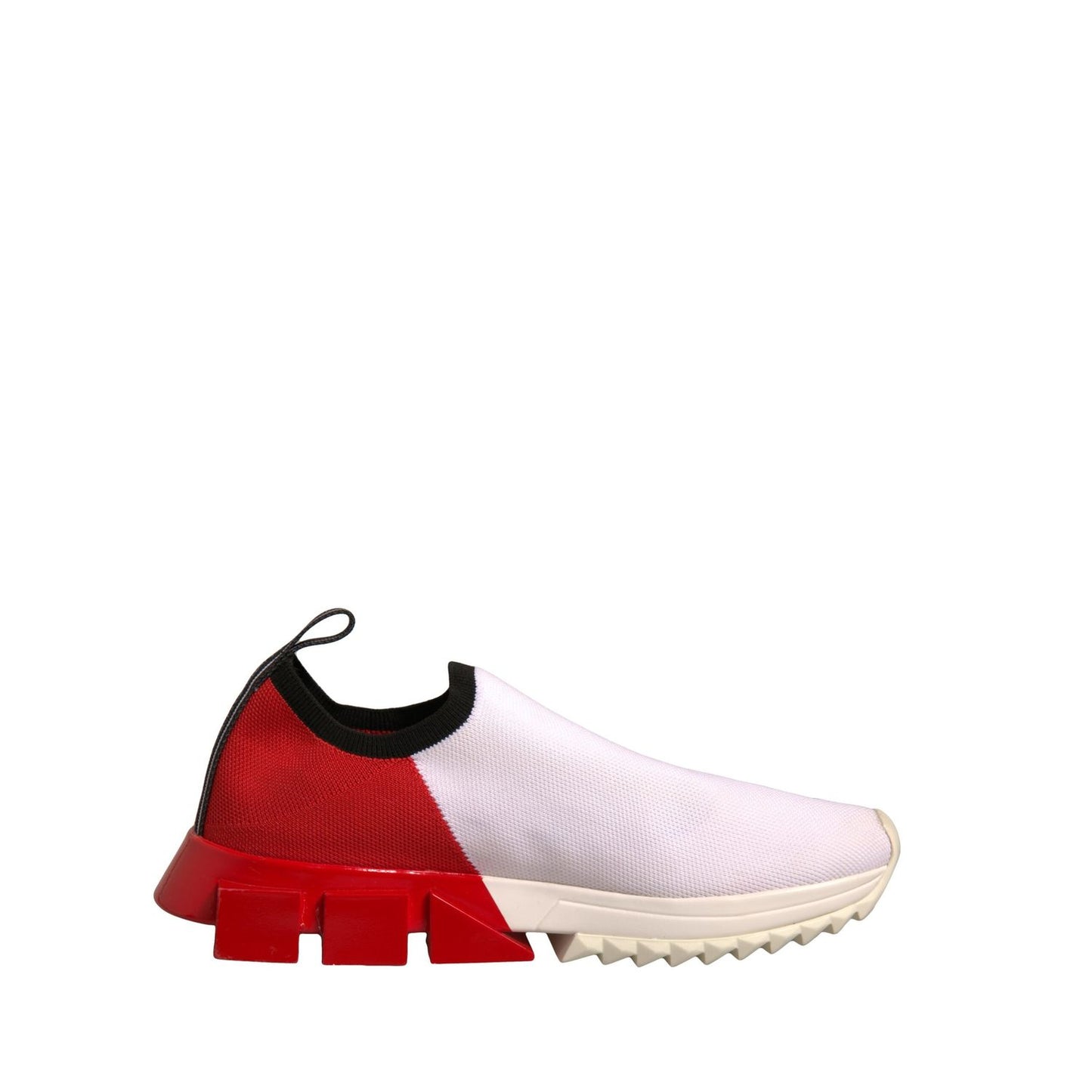 Dolce & Gabbana White Red Low Top Sorrento Sneakers Shoes Dolce & Gabbana
