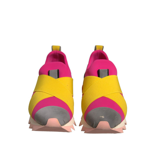 Dolce & Gabbana Multicolor Neoprene Elastic Ibiza Sneakers Shoes LA12321-37.5