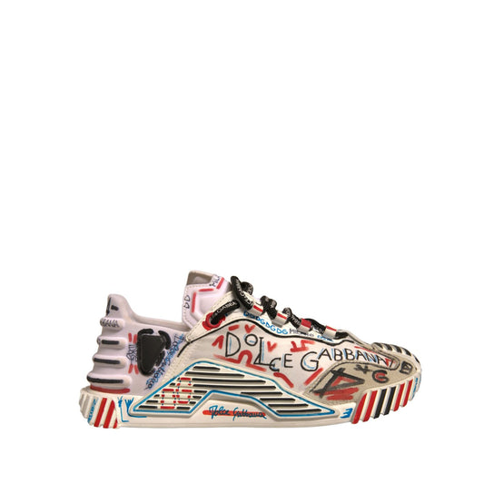 Dolce & Gabbana Multicolor Suede Fabric NS1 Sneakers Shoes LA12429-37