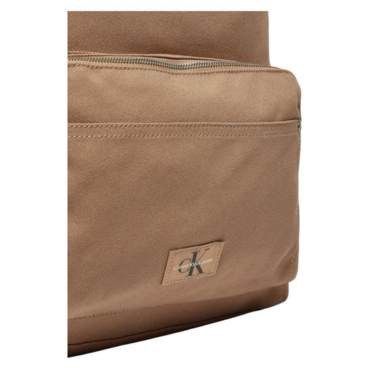 Calvin Klein Jeans Beige Recycled Polyester Backpack CAKLJE-16491702507