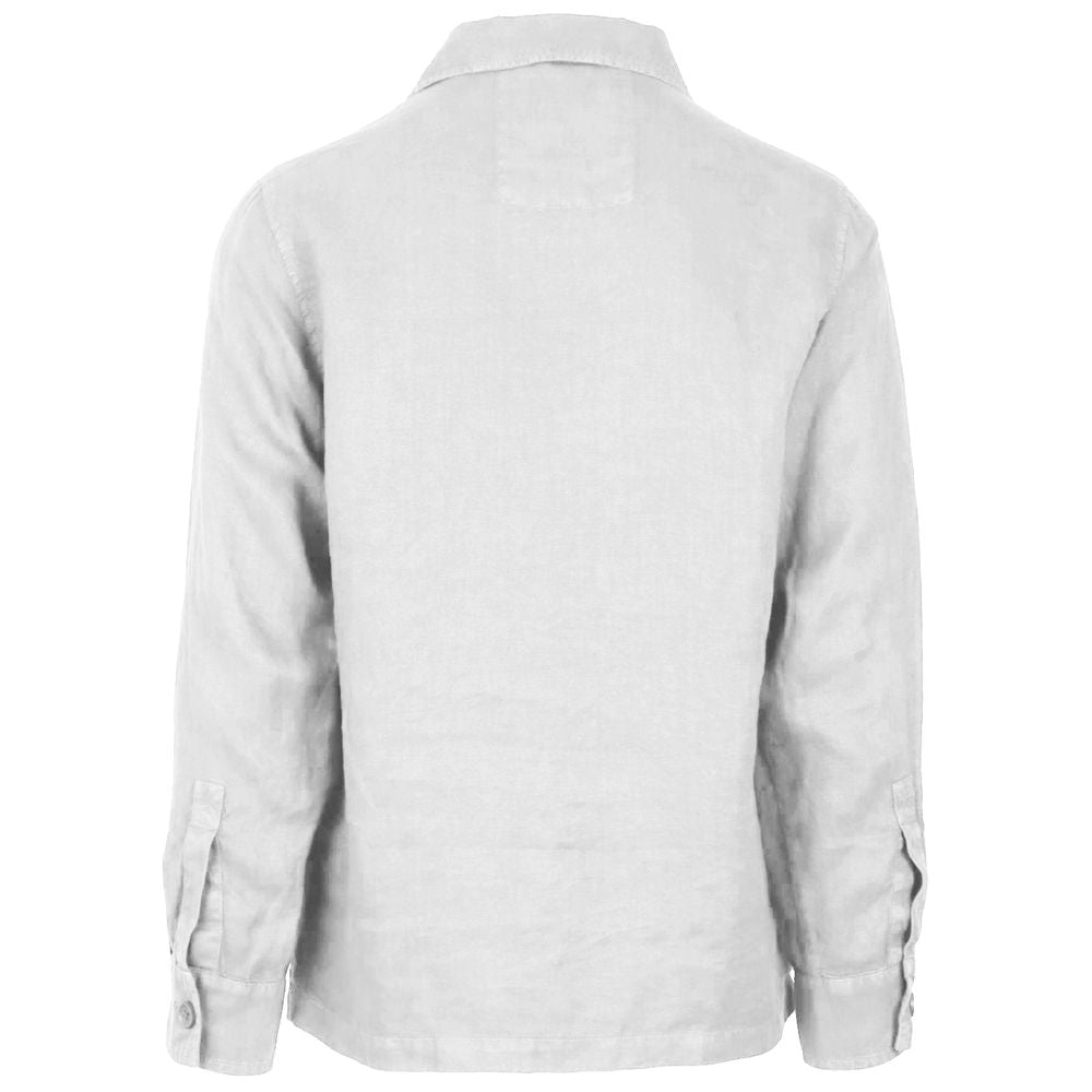 AT.P.CO Bianco Linen Men Shirt