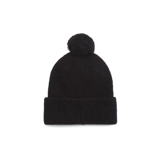 Calvin Klein Black Alpaca Leather Caps Baseball Hat CA-16493400009-ONE SIZE