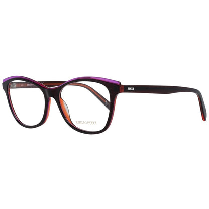 Emilio Pucci Burgundy Plastic Glasses (Frames)