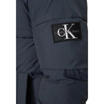 Calvin Klein Jeans Blue Polyamide Jackets & Coat CA-14580600128-IT46 | M