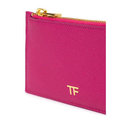Tom Ford Fuchsia Leather Cardholder