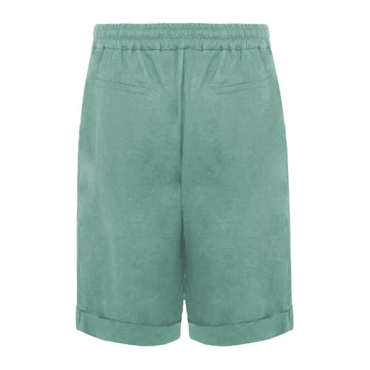 Alpha Studio Green Linen Short AL-14705-IT52 | XL