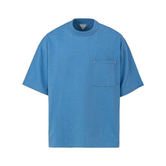 Bottega Veneta Blue Cotton T-Shirt BO-775667320013813-S