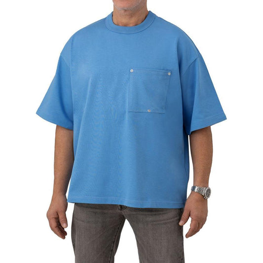 Bottega Veneta Blue Cotton T-Shirt BO-775667320013813-S