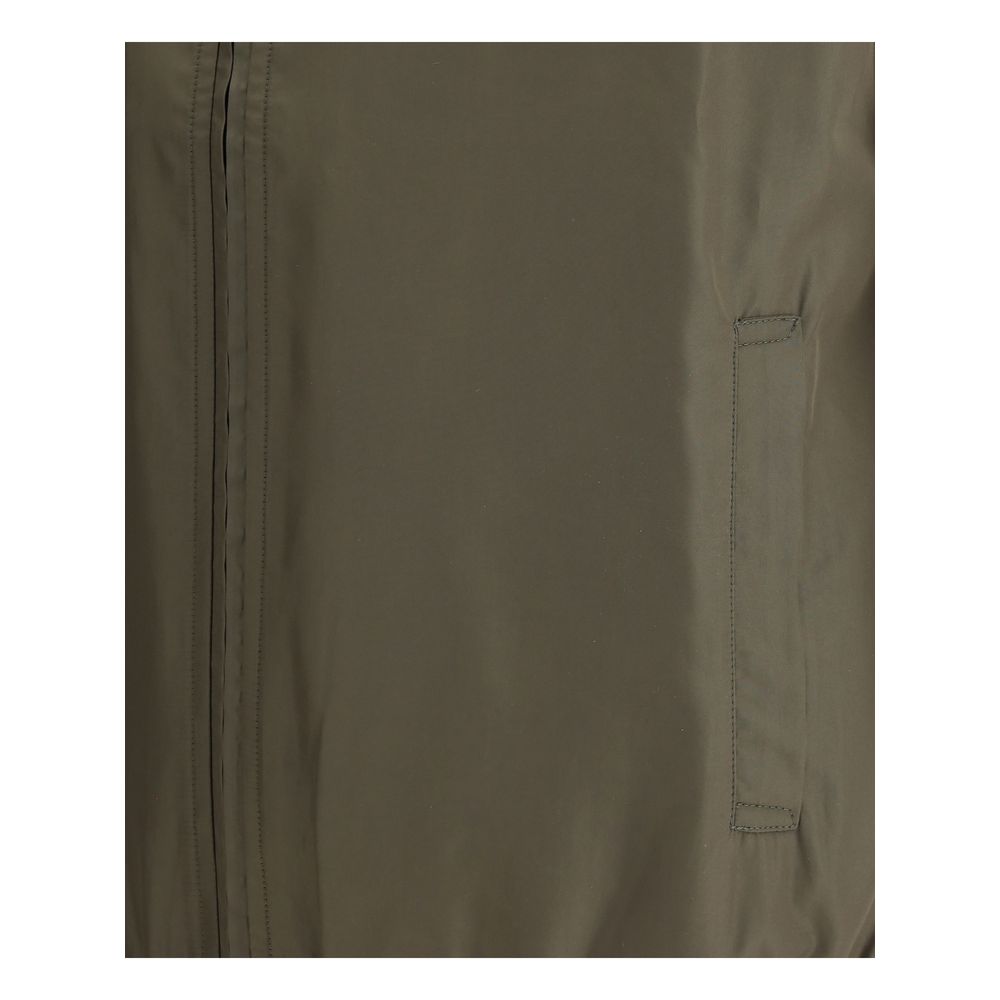 Svevo Green Polyester Sleveless Jacket
