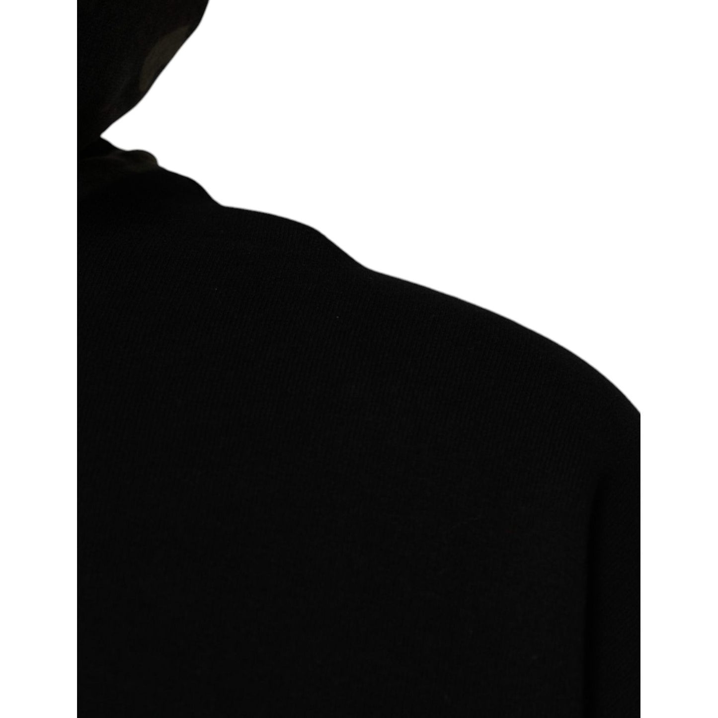 Dolce & Gabbana Black Camouflage Hooded Sweatshirt Sweater Dolce & Gabbana
