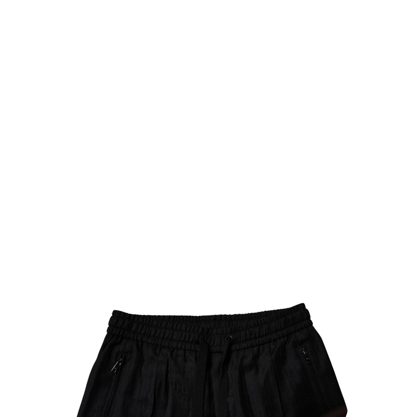 Dolce & Gabbana Black Wool Jogger Jogging Pants Dolce & Gabbana