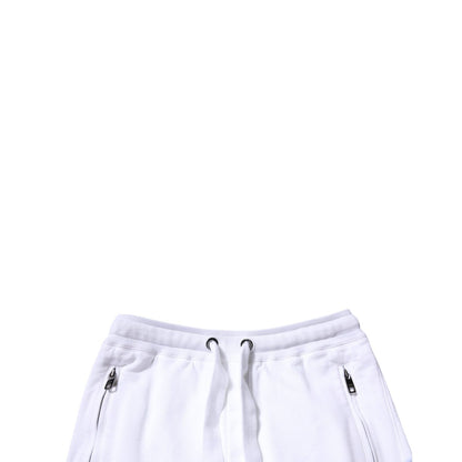Dolce & Gabbana White Cotton Logo Jogger Pants Dolce & Gabbana