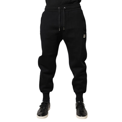 Dolce & Gabbana Black Modal Jogger Jogging Pants Dolce & Gabbana