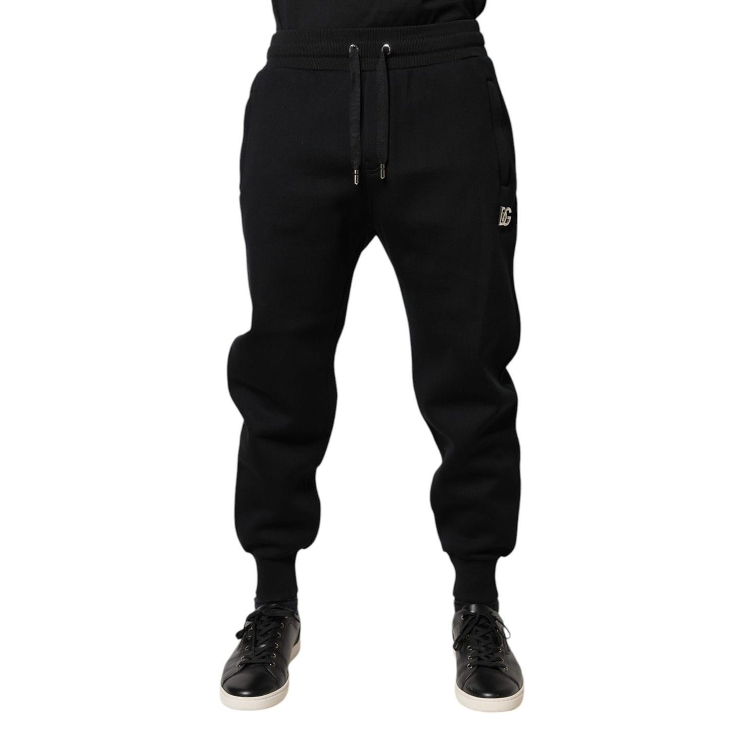 Dolce & Gabbana Black Modal Jogger Jogging Pants Dolce & Gabbana