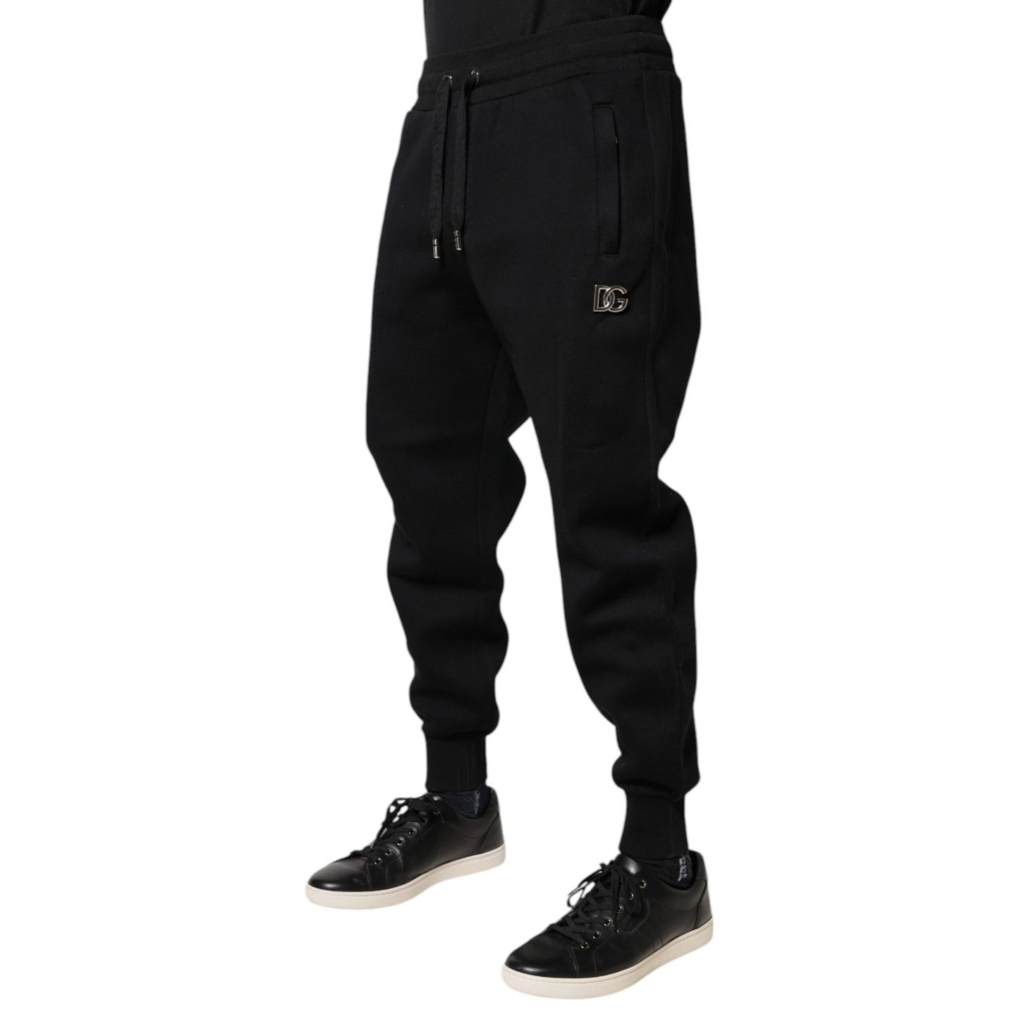 Dolce & Gabbana Black Modal Jogger Jogging Pants Dolce & Gabbana