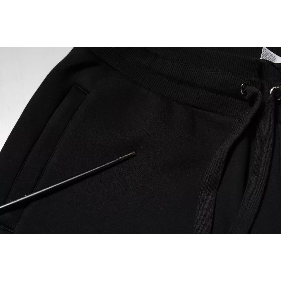Dolce & Gabbana Black Modal Jogger Jogging Pants Dolce & Gabbana