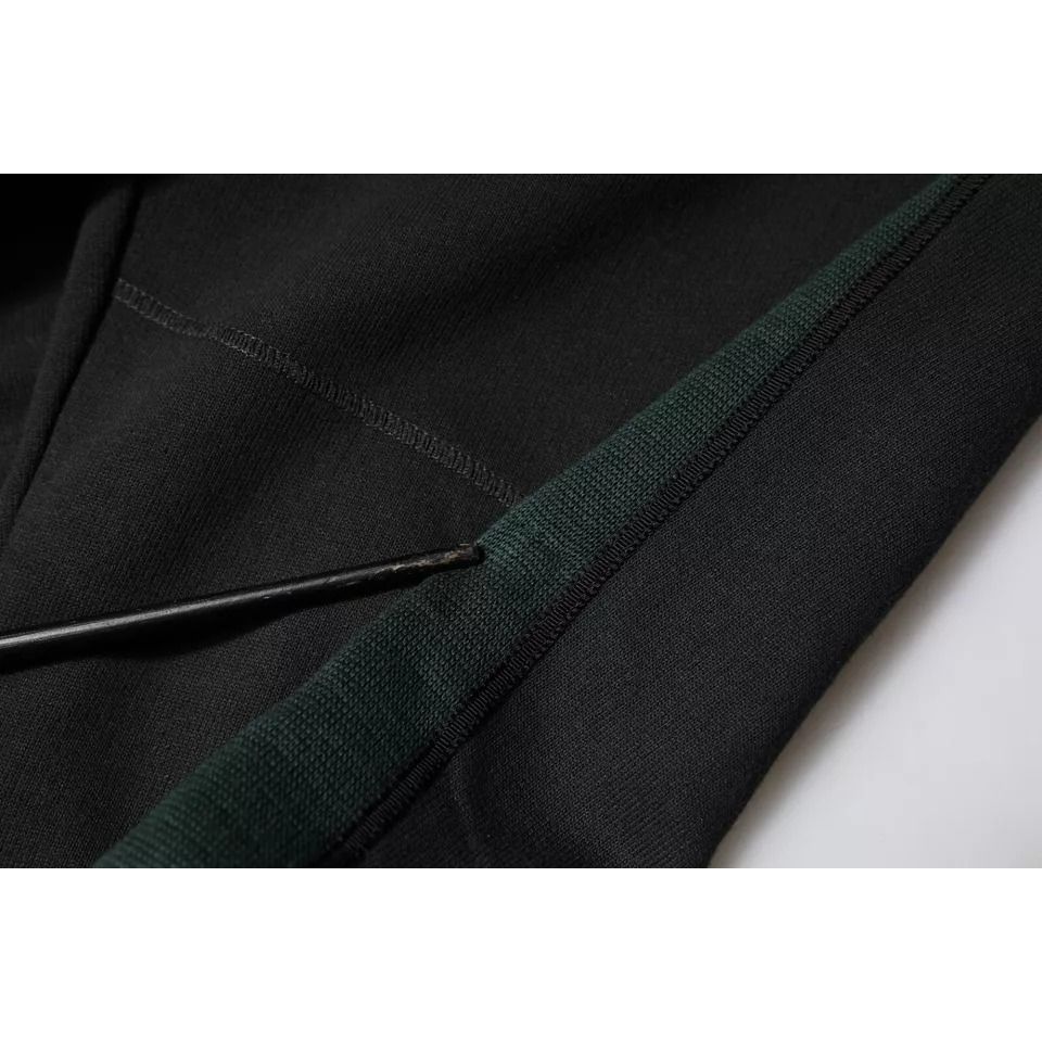 Dolce & Gabbana Black Cotton Blend Jogger Sweatpants Pants Dolce & Gabbana