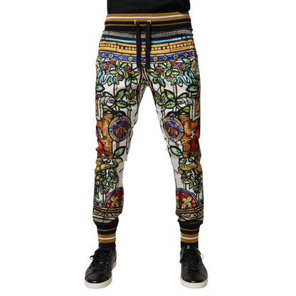 Dolce & Gabbana Multicolor NAPOLEON Jogger Sweatpants Pants Dolce & Gabbana
