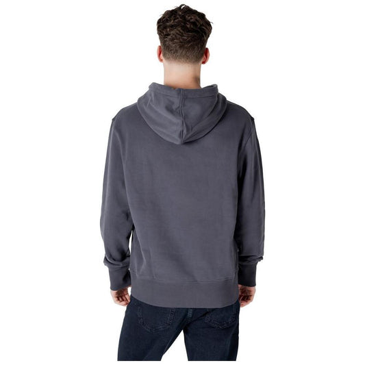 Calvin Klein Jeans Gray Cotton Hoody CA-16502400153-IT48 | L