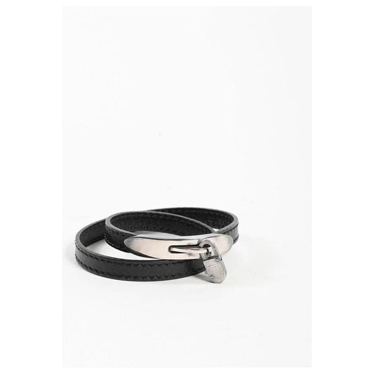 Tod's Black Leather Bracelet TO-1034-L