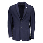 Gant Blue Wool Blazer Jacket GA-1054-IT50 | L
