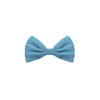 Dolce & Gabbana Blue Silk Bowty
