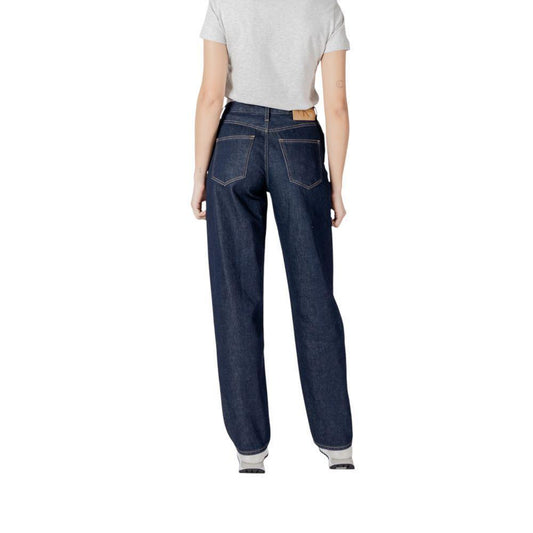 Calvin Klein Jeans Blue Cotton Relaxed Fit Jean
