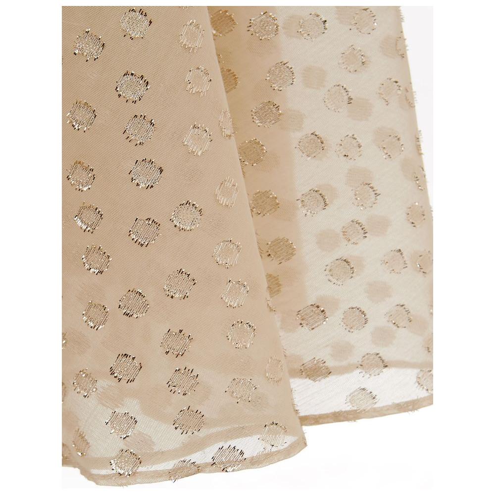 Lardini Beige Cotton Elegance Dress