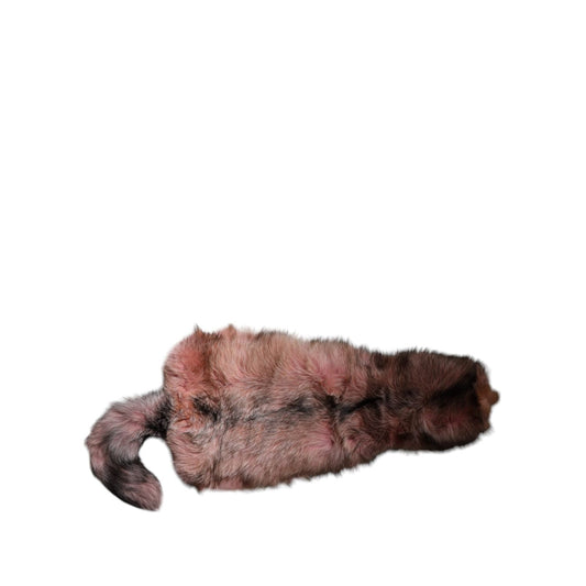 Dolce & Gabbana Pink Frost Fox Fur Neck Warmer Winter Scarf MS7119