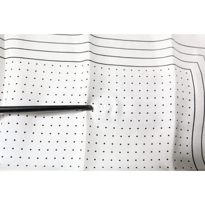 Dolce & Gabbana White Polka Dots Square Handkerchief Scarf Dolce & Gabbana