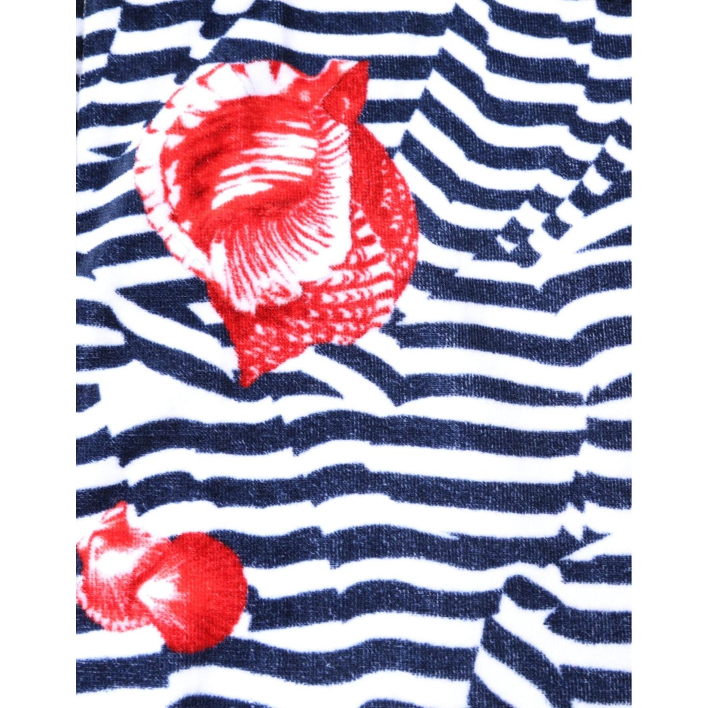 Dolce & Gabbana Multicolor Stripes Seashells Beach Towel MS7446