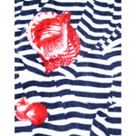 Dolce & Gabbana Multicolor Stripes Seashells Beach Towel MS7446
