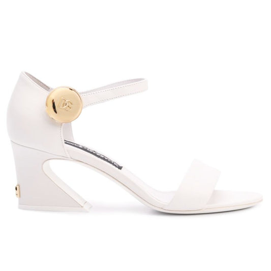 Dolce & Gabbana White Calfskin Women Pump DO-14955-EU36/US6