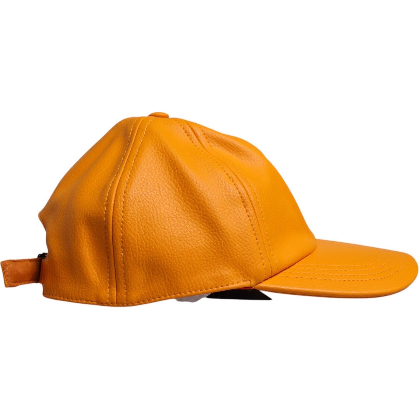 Dolce & Gabbana Orange Cotton 6 Panels Baseball Cap HAT9720-58