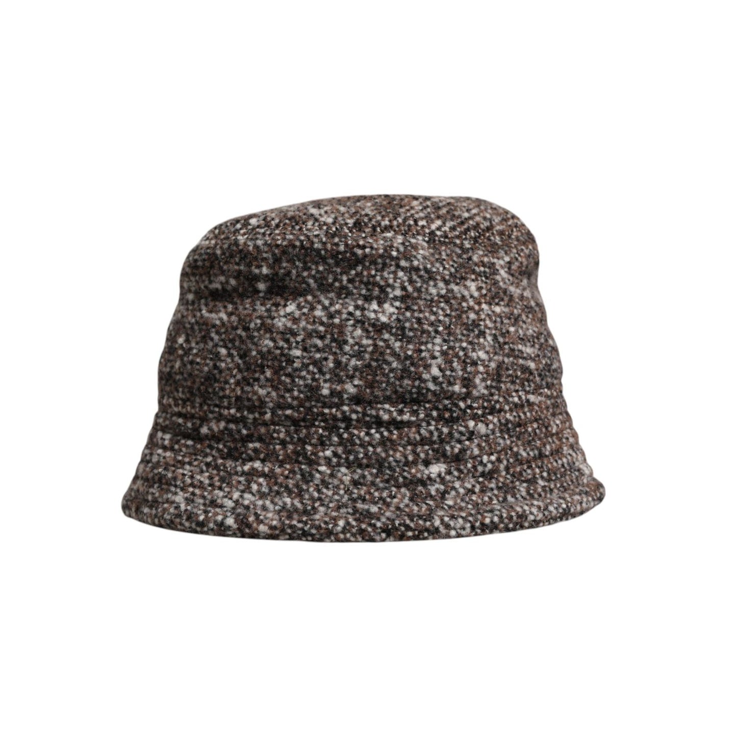 Dolce & Gabbana Brown Alpaca Wool Woven Bucket Hat Dolce & Gabbana