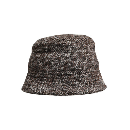 Dolce & Gabbana Brown Alpaca Wool Woven Bucket Hat Dolce & Gabbana