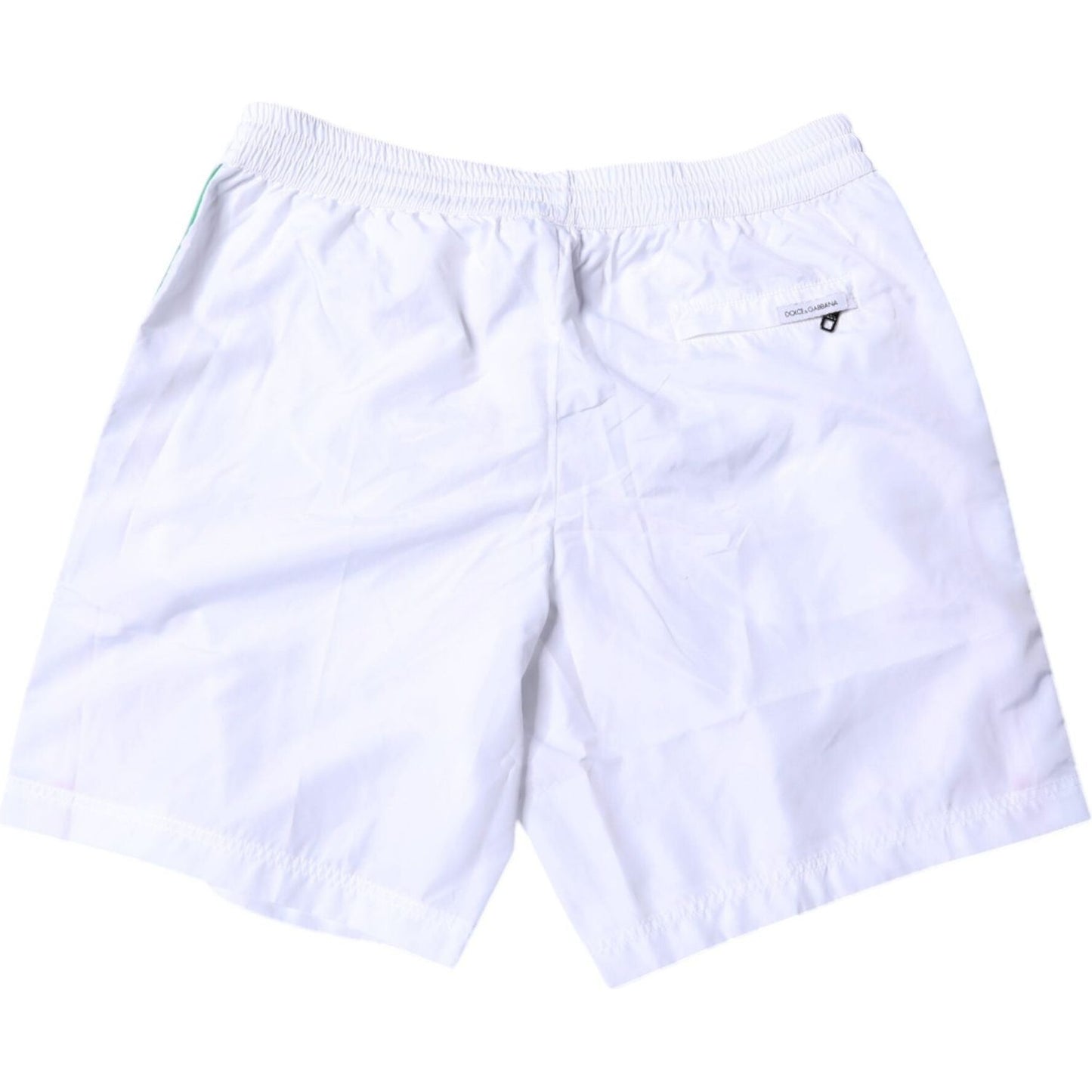 Dolce & Gabbana White Stripes Beachwear Shorts 2 Pc Swimwear Dolce & Gabbana