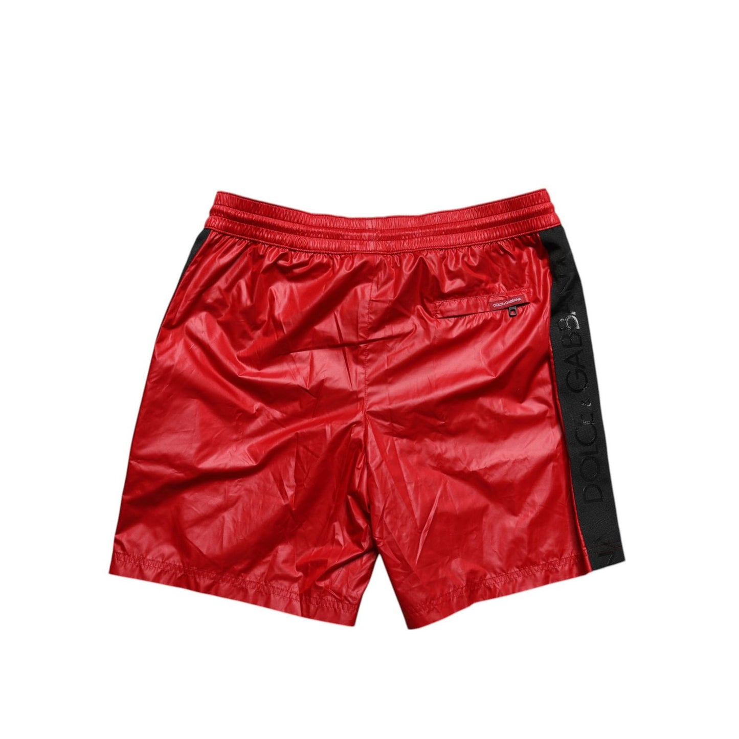 Dolce & Gabbana Red Polyester Beachwear Shorts 2Pc Swimwear Dolce & Gabbana