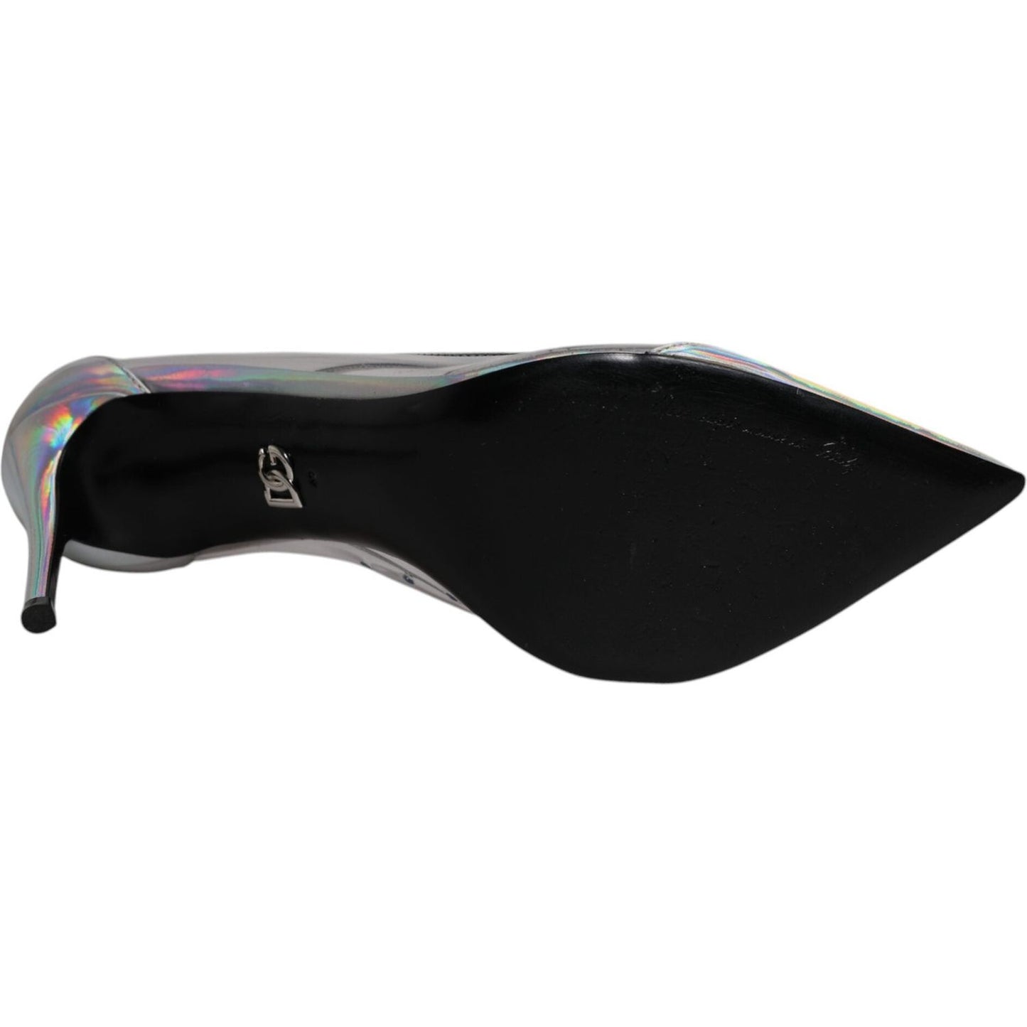Dolce & Gabbana Multicolor Iridescent Pointed Toe Pumps Shoes LA12533-40