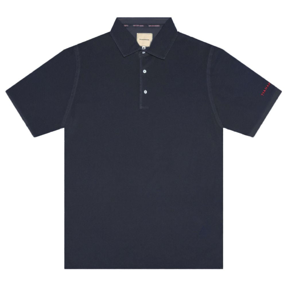 Tramarossa Blue Cotton Polo Shirt TR-15012-M