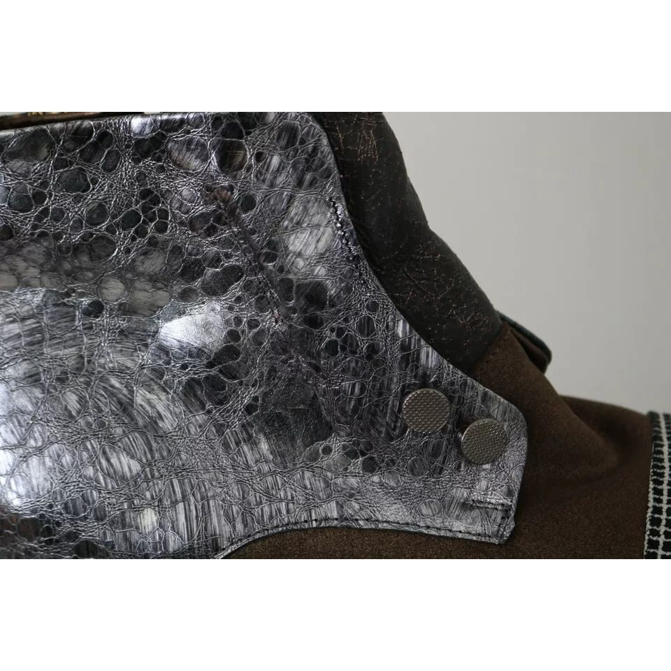 EBARRITO Multicolor Leather Suede Zipper Ankle Boots Shoes